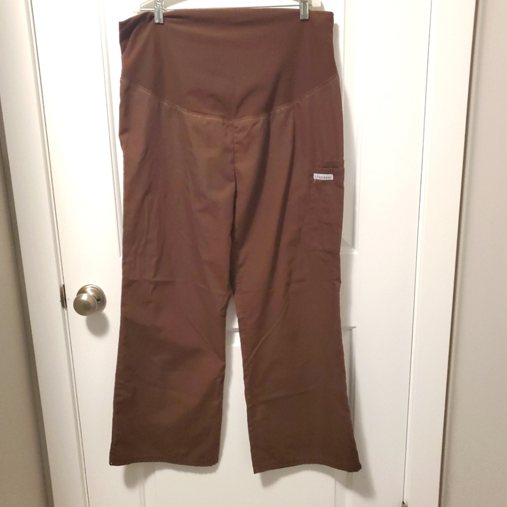 COPY - 12/$30  🤰🤎 EUC brown Cherokee scrub pants - brown 1